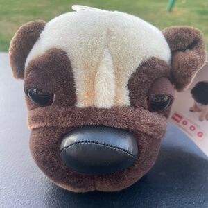 Artlist Collection The Dog Plush Big Head Pug New With Tag